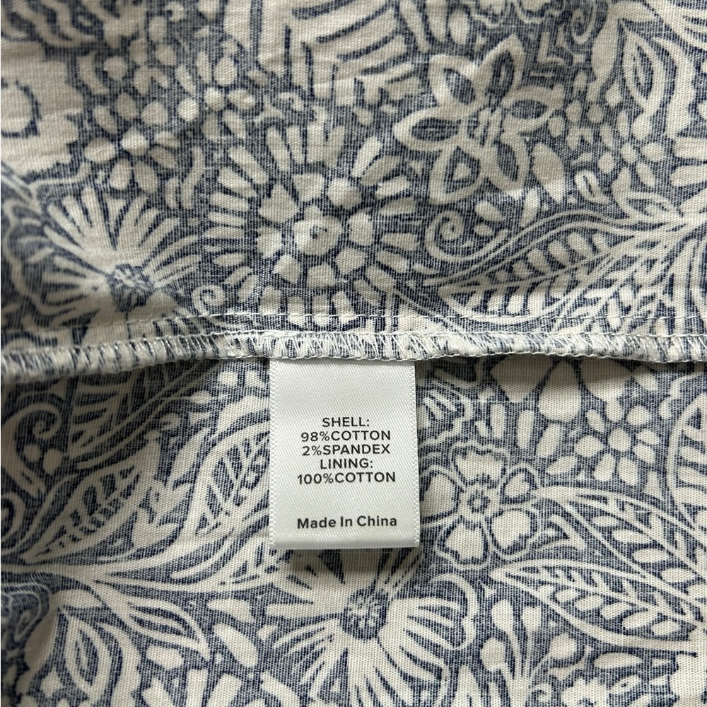 Evereve Navy and White Floral Dress - Picture 9 of 12